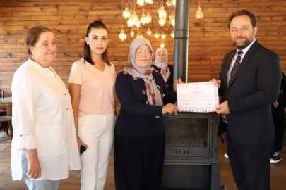 Bursa'da 'Köy Yaşam Merkezi' kursiyerleri sertifikalandı