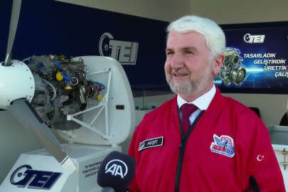 Türkiye'nin milli uçak motoru TEKNOFEST İzmir'de