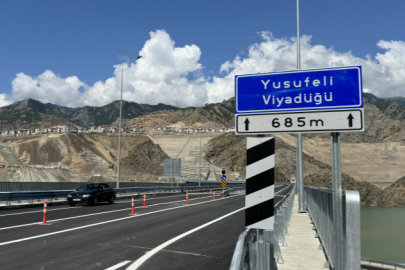 Artvin Yusufeli Merkez Viyadüğü hizmete açıldı