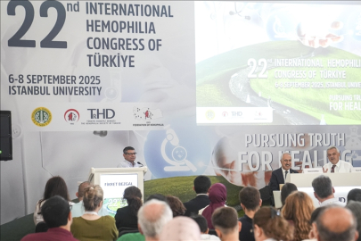 İstanbul'da düzenlenen "22. Uluslararası Hemofili Kongresi"