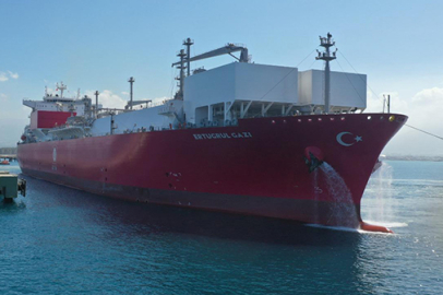 Ertuğrul Gazi FSRU'dan gaz iletim sistemine büyük katkı.