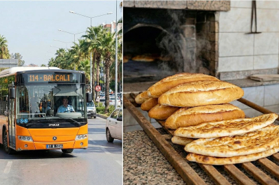 İzmir'de toplu ulaşım ve ekmek zamlandı.