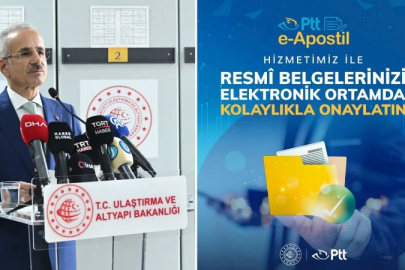 e-Apostilli belge işlemi sayısı 70 bin 616'yı buldu.